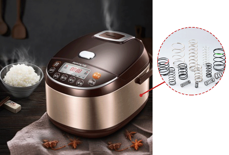 華爾賽彈簧應用于電飯煲